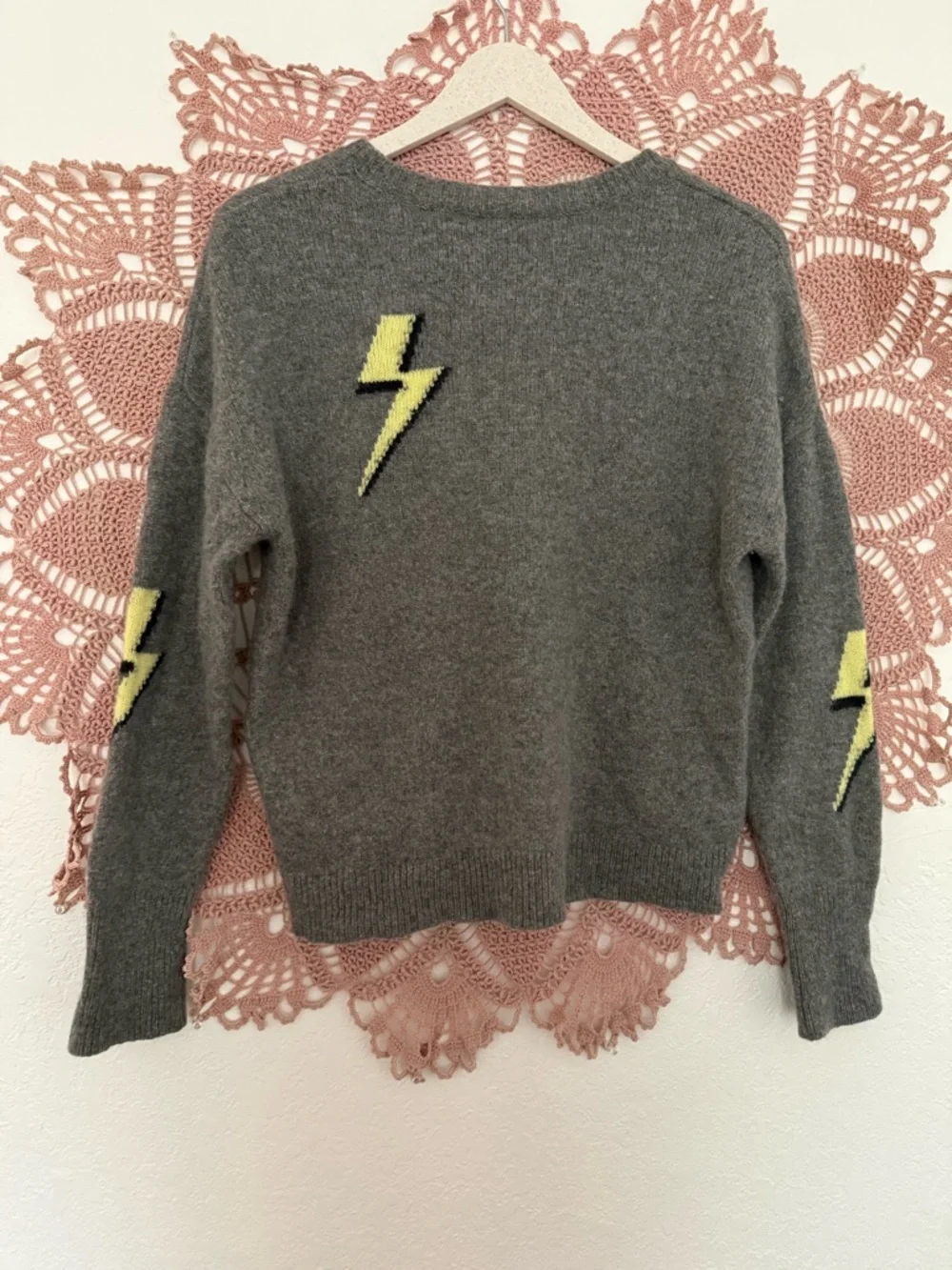 Rails Bolted Virgo Yellow Crewneck Sweater